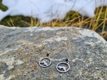 Oorbellen - Matterhorn [zwart]