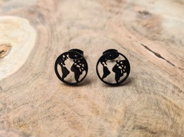 Oorbellen 8200913 hear the world black 01