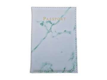 Paspoorthoes - marmerlook groen