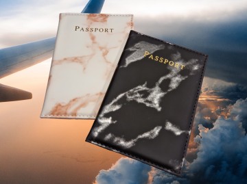 Paspoorthoes - marmerlook