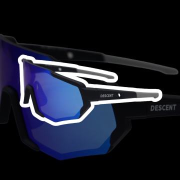 Descent sportzonnebril - Bolt [Black/Blue]