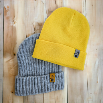 Descent muts - Rib grey/yellow