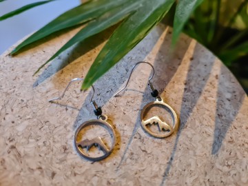 Oorbellen - Matterhorn [zwart]