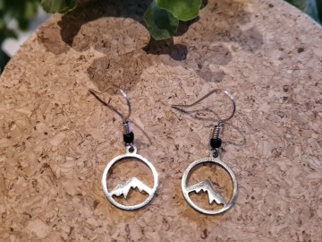 Oorbellen - Matterhorn [zwart]