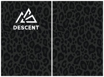 Fleece nekwarmer - Black panther (print voor & achterkant)