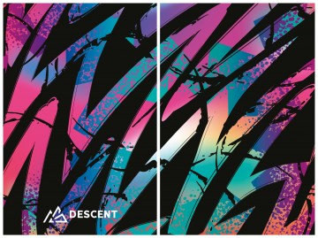 Nekwarmer - Retro Vibe (print voor & achterkant)