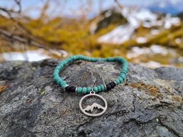 Kokos armbandje - Mount Steele [turquoise]