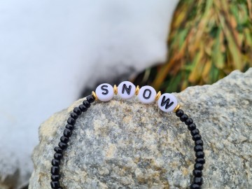 Dames armbandjes - S.N.O.W. letters