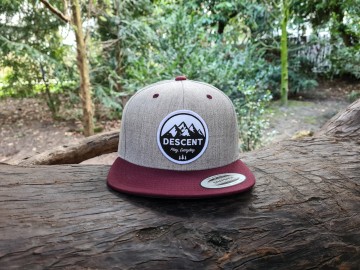 Cap - Grey/Burgundy [flexfit]