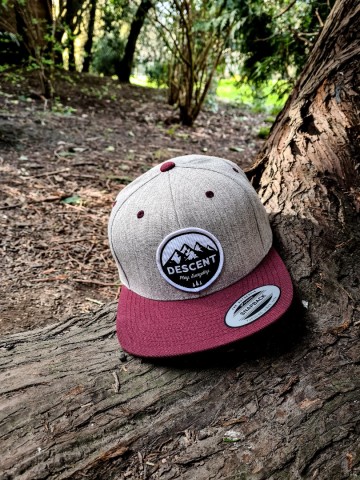 Cap - Grey/Burgundy [flexfit]
