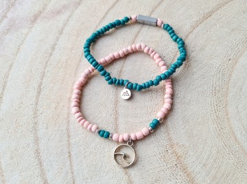 Kokos armbandjes - Time for summer [Set van 2]