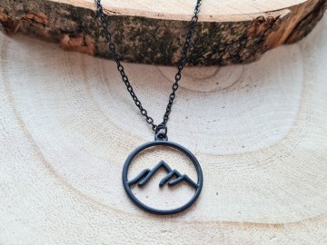 Ketting - Mountain circle [zwart]