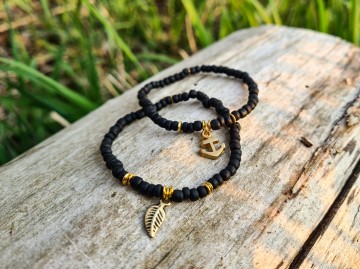 Kokos armbandje - Anchor & Leaf