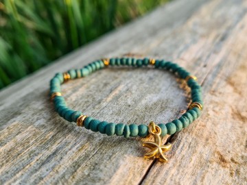 Kokos armbandje - Zeesterretje