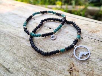 Mount Steele | Zwart [set van 2]