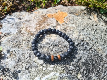 Heren armband - Lava feelds