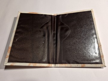 Paspoorthoes - marmerlook binnenkant