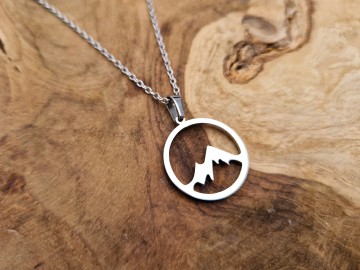 Ketting - Mountain hills [zilver]