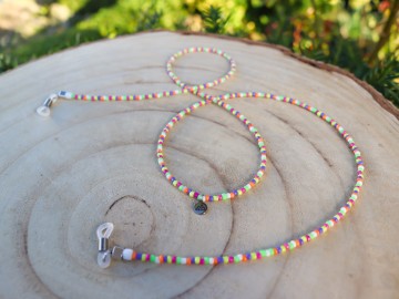 Zonnebrilkoordje - confetti