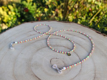 Zonnebrilkoordje - confetti