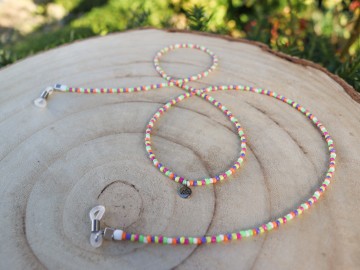 Zonnebrilkoordje - confetti