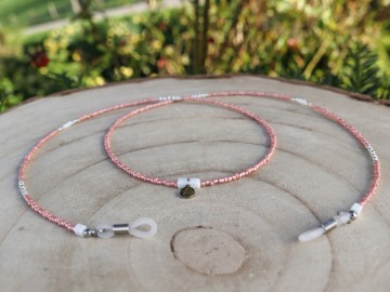 Zonnebrilkoordje - flamingo pink