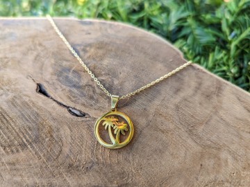 Ketting - Golden palms