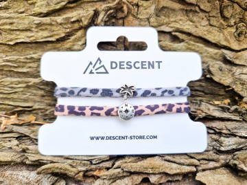 Elastische armbandjes - panterprint