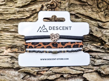 Set van 3 elastische armbandjes [goud]