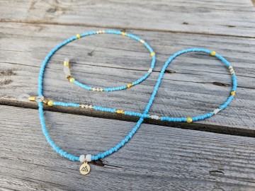 Zonnebrilkoordje - hemelsblauw