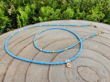 Zonnebrilkoordje - hemelsblauw