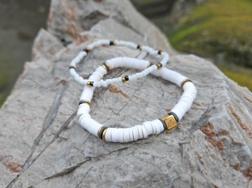 Katsuki armband [white] - set van 2