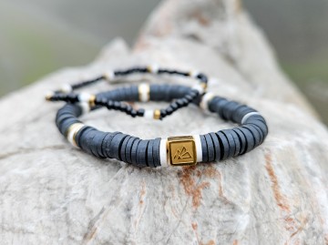 Katsuki armband [black] - set van 2