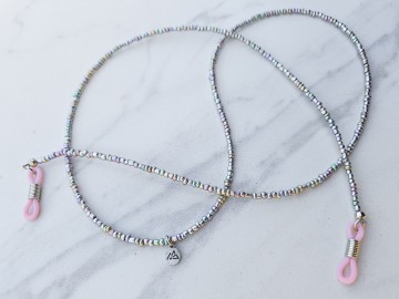 Zonnebrilkoordje - pearl & shine