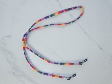 Zonnebrilkoordje - stof multicolor