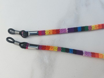 Zonnebrilkoordje - stof multicolor