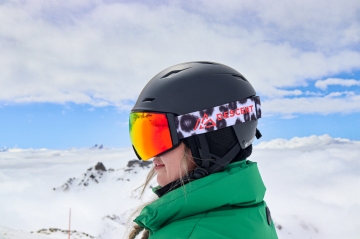 Descent goggle - The Panorama [snowleopard red]