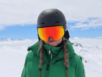 Descent goggle - The Panorama [snowleopard red]