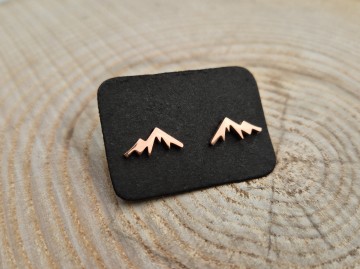 Oorbellen - Mountain lines [in 3 kleuren] [rose]