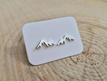 Oorbellen - Mountain lines [zilver]