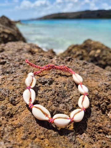 Schelpen enkelbandje - Summer stripes