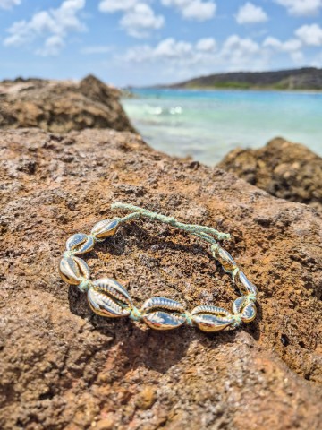 Schelpen enkelbandje - Gold