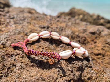 Schelpen enkelbandje - Summer stripes