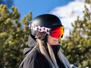 Descent goggle - The Panorama [snowleopard - red]