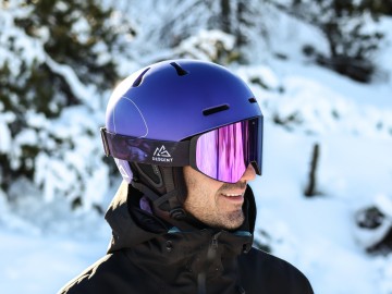 Descent goggle - The Shield [Purple haze]