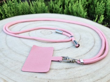 Telefoonkoordje - roze