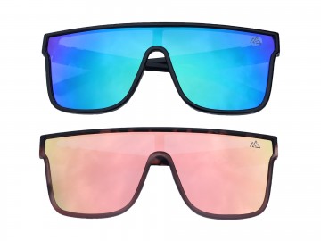 Descent zonnebril - Makālu [blauw en roze]