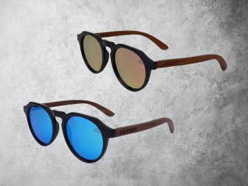 Descent zonnebril - Leiwe [roze en blauw]