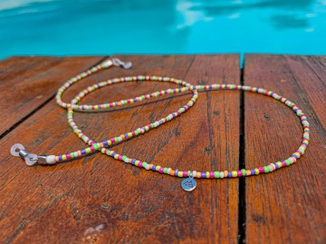 Zonnebrilkoordje - confetti