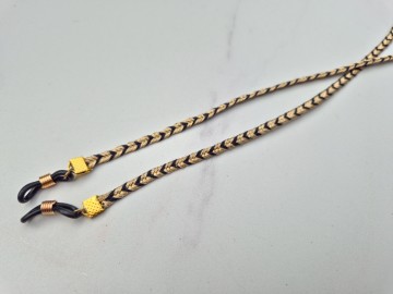 Zonnebrilkoordje - stof golden sands